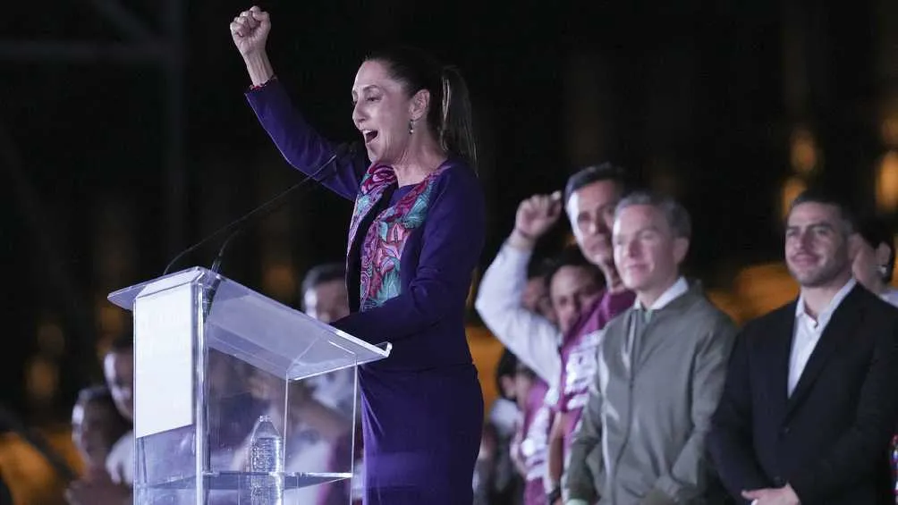 Claudia Sheinbaum se perfila como la primera Presidenta de México.