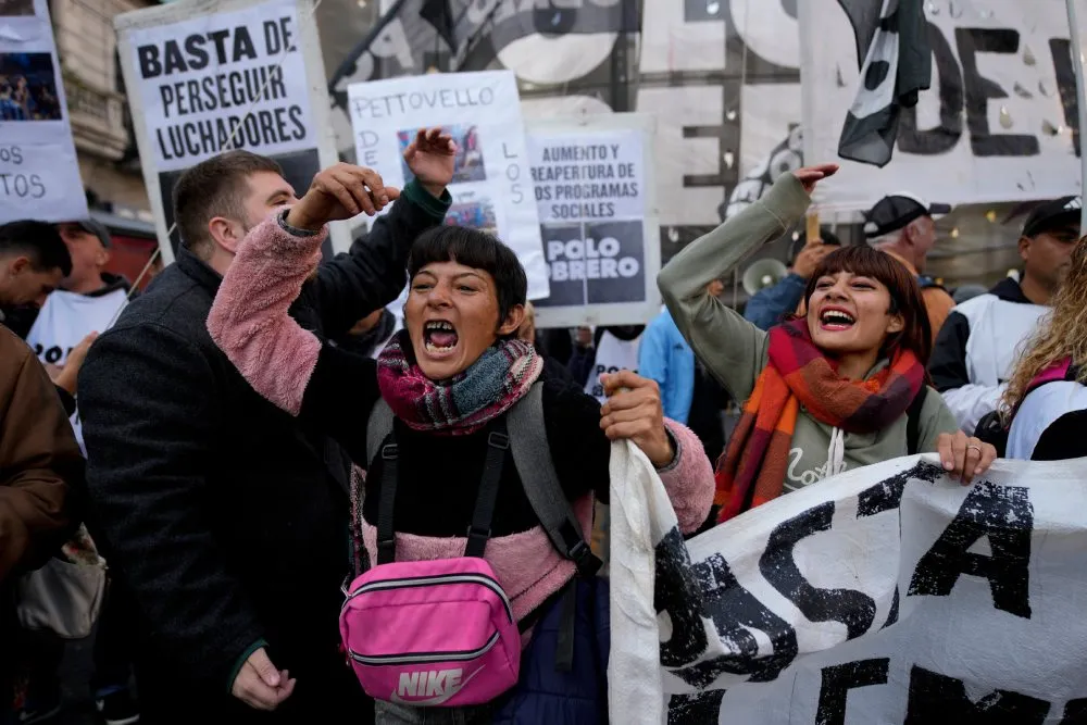 Las protestas se realizaron en varias ciudades de Argentina.