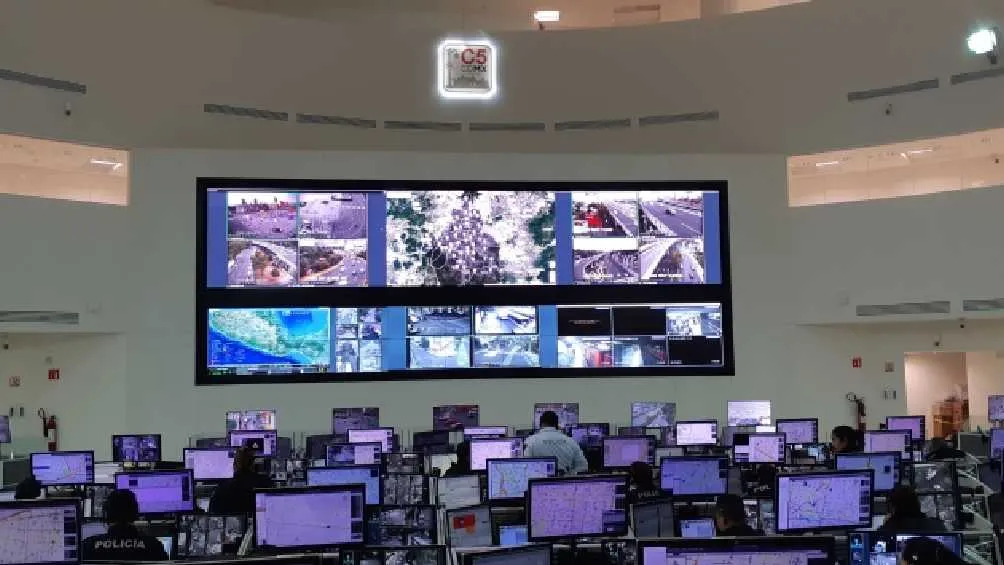 C5 - CDMX Un total de 63 mil cámaras vigilan las 16 alcaldías de la Ciudad de México.