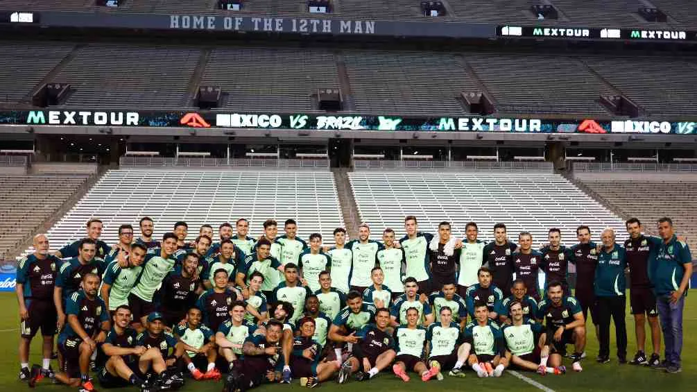 El plantel de la Selección Mexicana