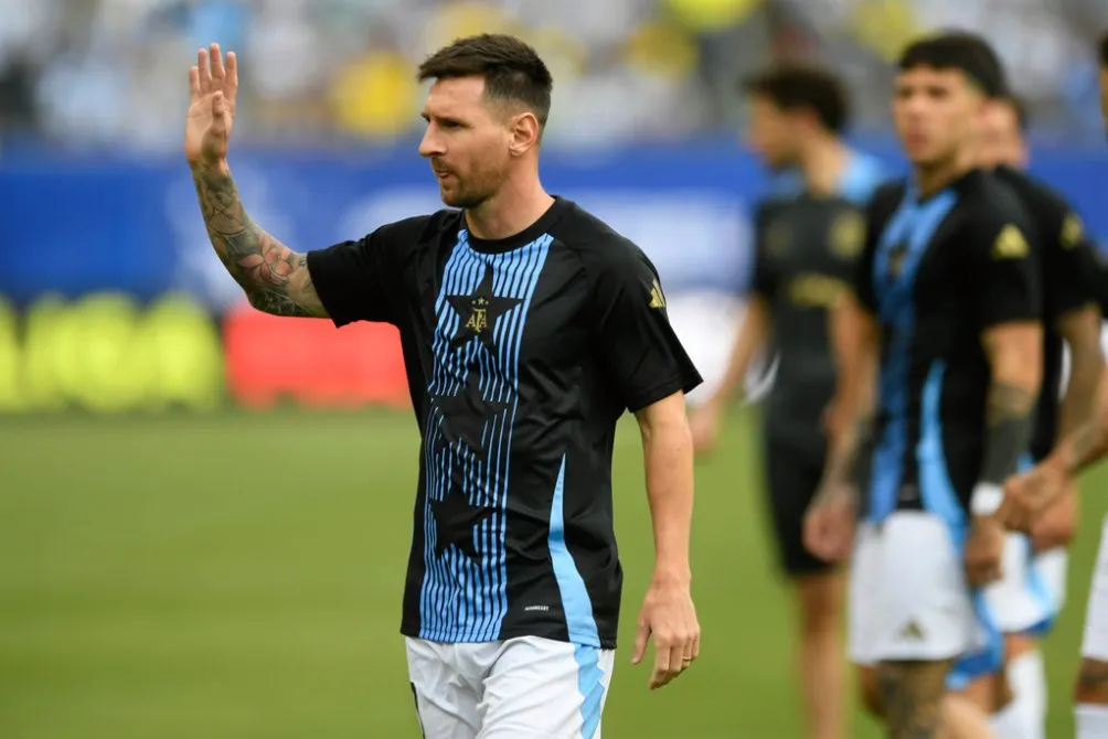 Messi se encuentra concentrado actualmente con Argentina