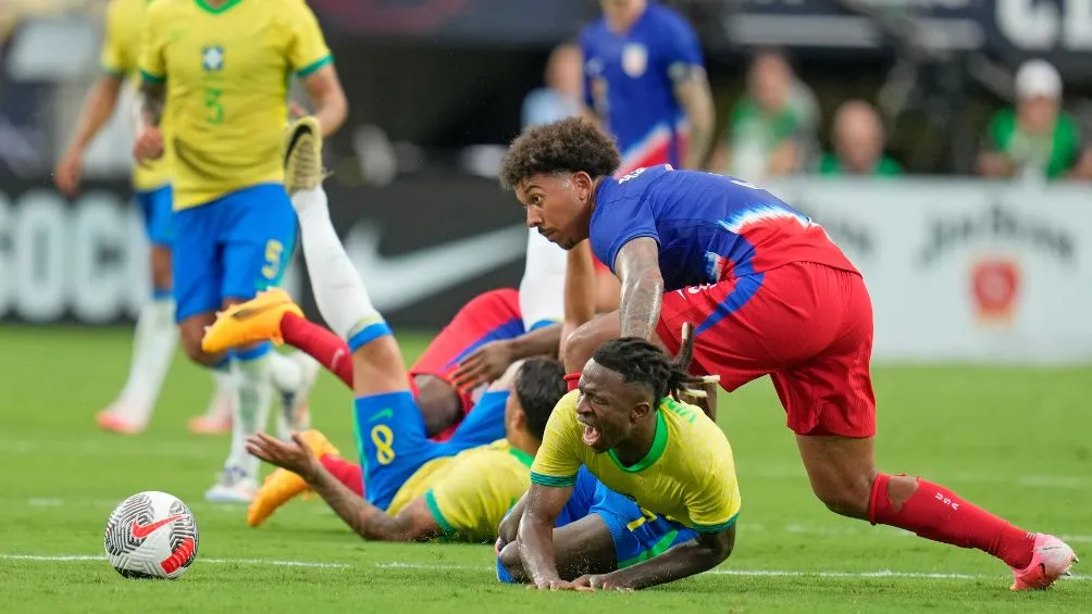 Imágenes del Brasil vs USA