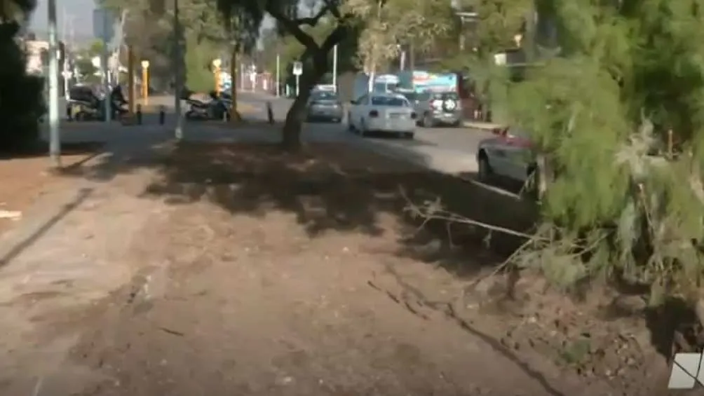 Trabajadores de Pemex acudieron al lugar a hacer unos trabajos.