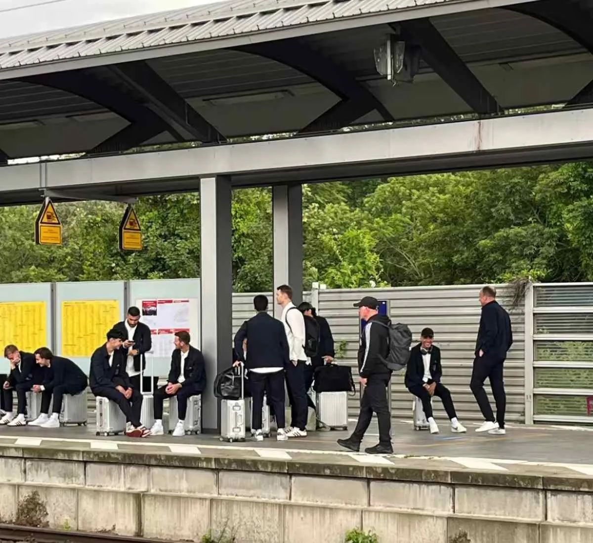 Alemania viajó en tren