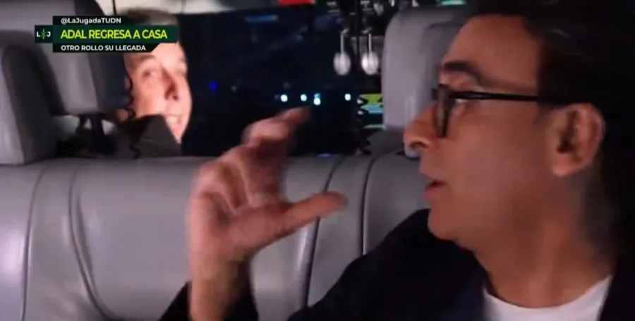 CAPTURA DE PANTALLA: VIDEO Emilio Azcárraga y Adal Ramones en helicóptero