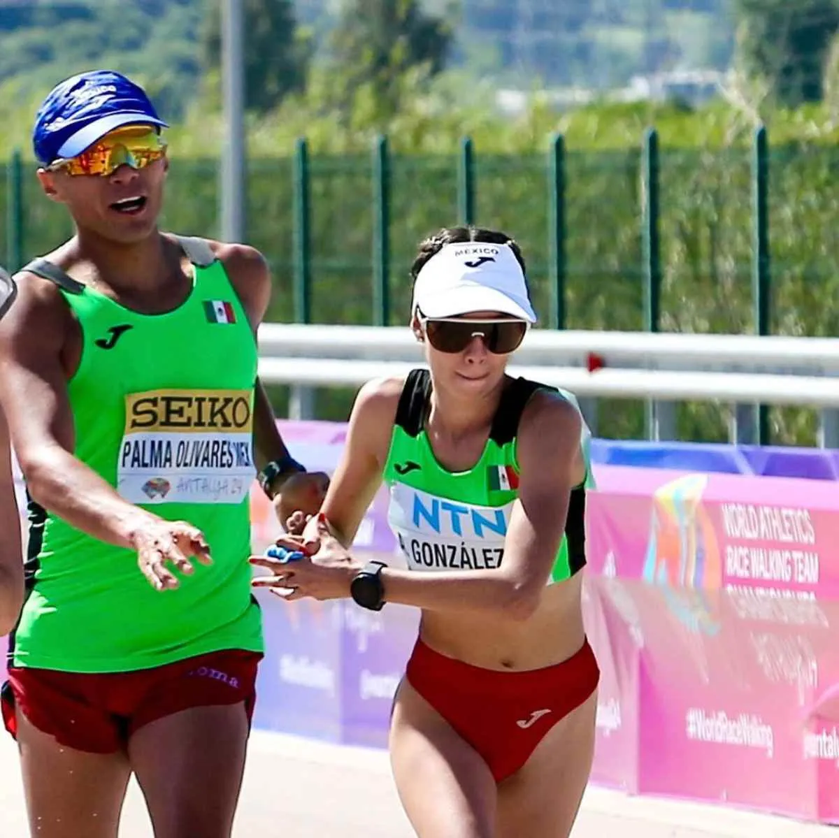 INSTAGRAM: @ever.palma Ever y Alegna buscarán medalla en relevos mixtos en marcha