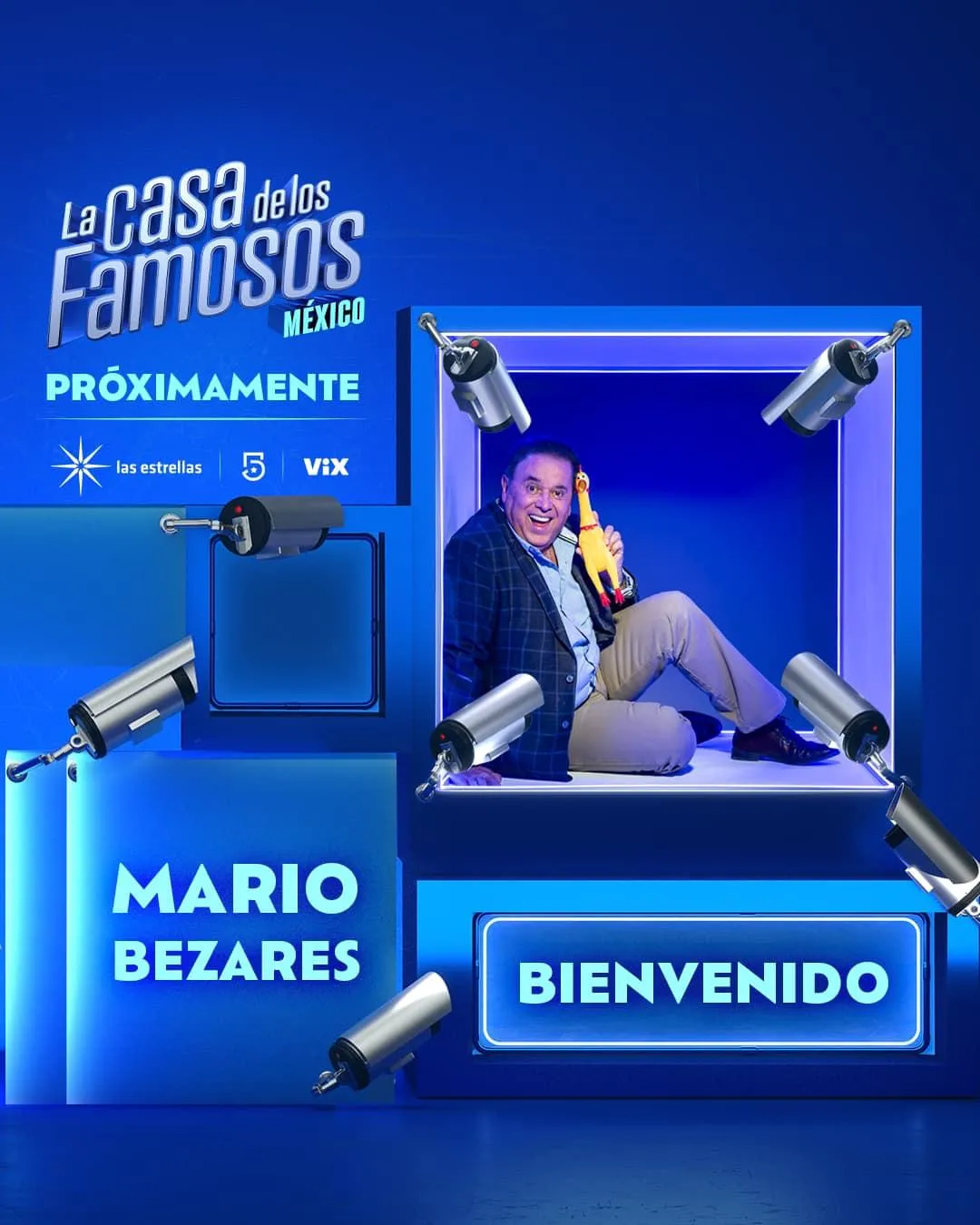 FB: @lacasafamososmx Mario Bezares es uno de los primeros confirmados para la nueva temporada.