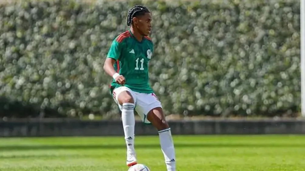 INSTAGRAM: @matheusreis_07 Reis en un amistoso con la Selección Mexicana