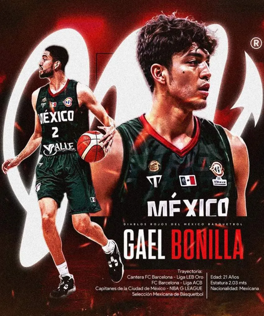 @gaelbonilla33 Gael Bonilla fuera del Preolímpico con el Tricolor de Basquetbol por una lesión en la ingle