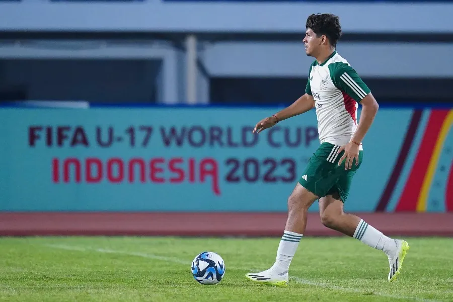 Adrián Pelayo en el Mundial Sub 17