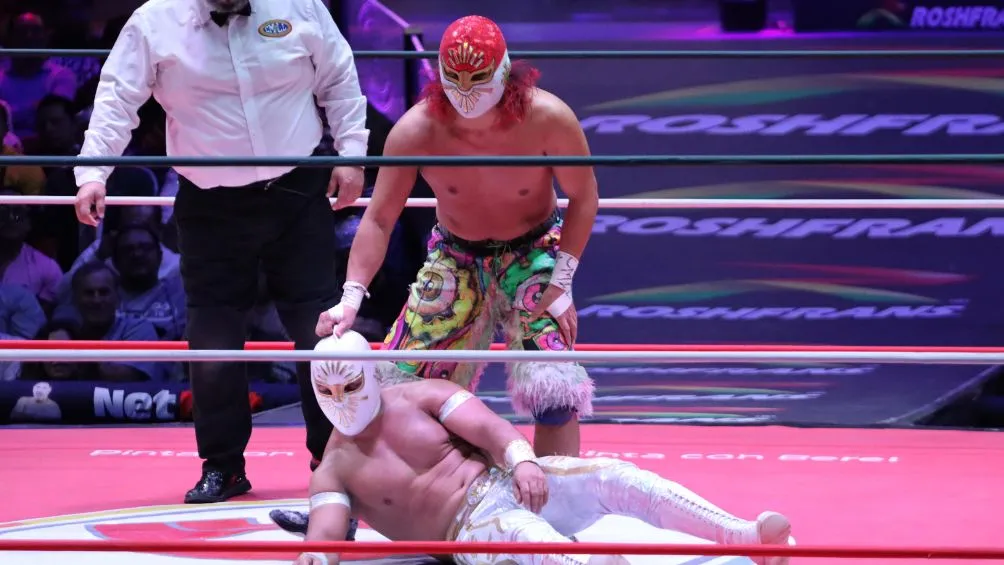 CORTESÍA: CMLL Místico durante su función de aniversario