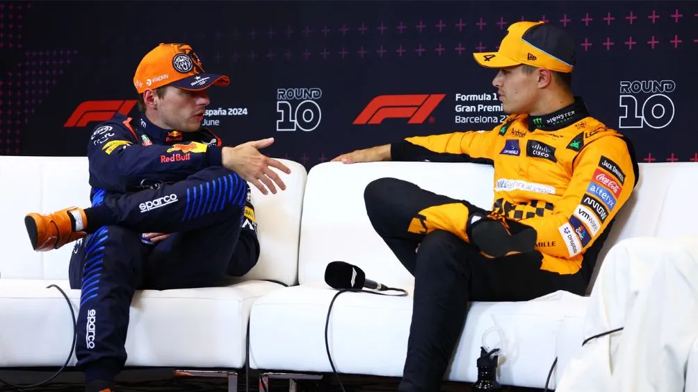 AP Verstappen y Lando Norris