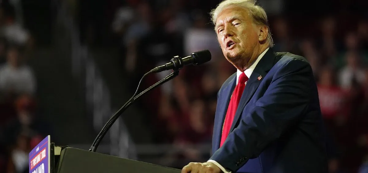 Donald Trump en su campaña para la presidencia de Estados Unidos