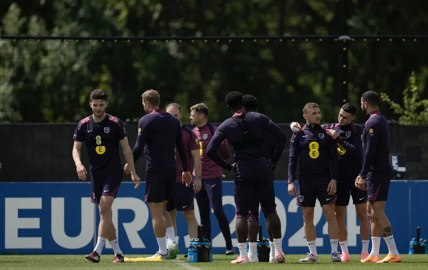 Inglaterra en entrenamiento