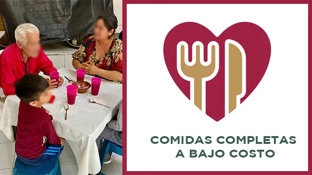 Para el uso de comedor comunitario debes de pagar 11 pesos.