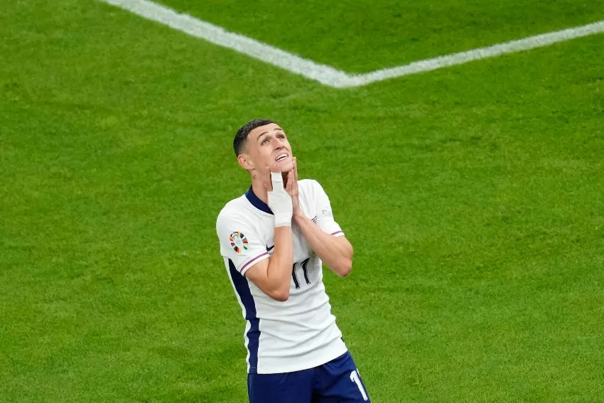 Foden en la Euro 2024 con Inglaterra