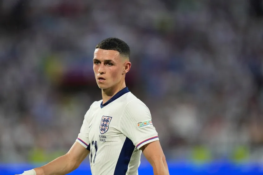 Foden en la Euro 2024 con Inglaterra