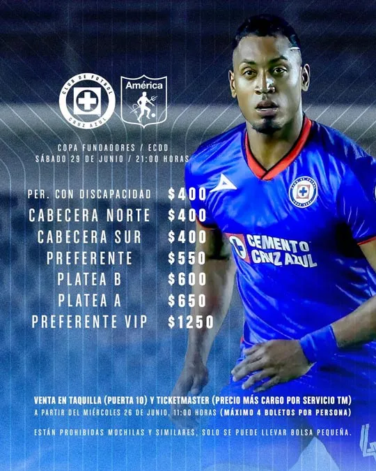 La Máquina presentó los precios para la Copa Fundadores
