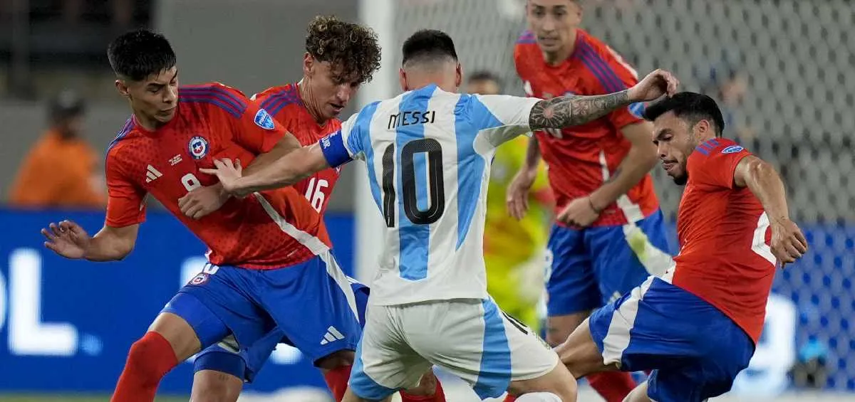 Lionel Messi ante Chile