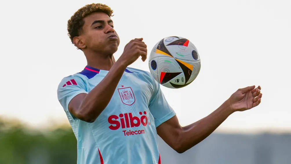 AP Lamine Yamal con España en la Eurocopa