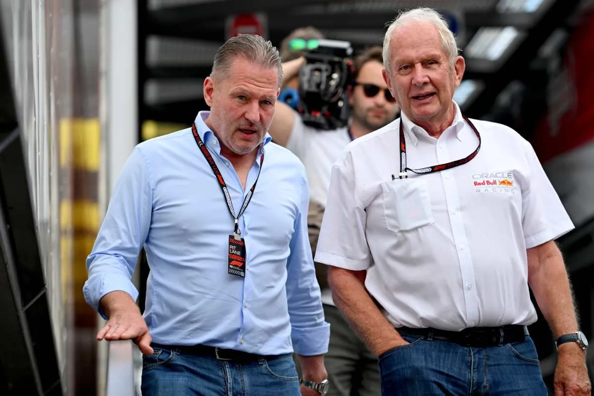 Jos Verstappen con Helmut Marko