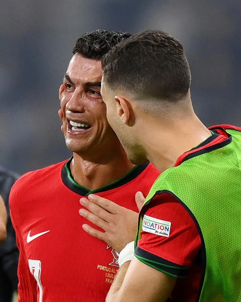 Cristiano Ronaldo no contuvo las lágrimas tras su fallo