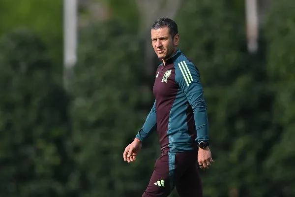 Jaime Lozano en un entrenamiento