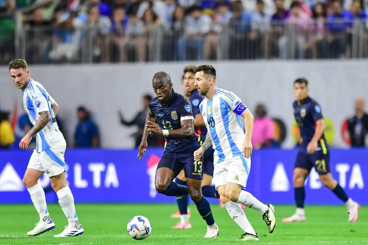 Messi jugó, pero lució poco ante los ecuatorianos