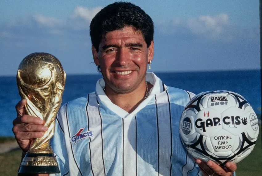 Maradona, Campeón del Mundo con Argentina