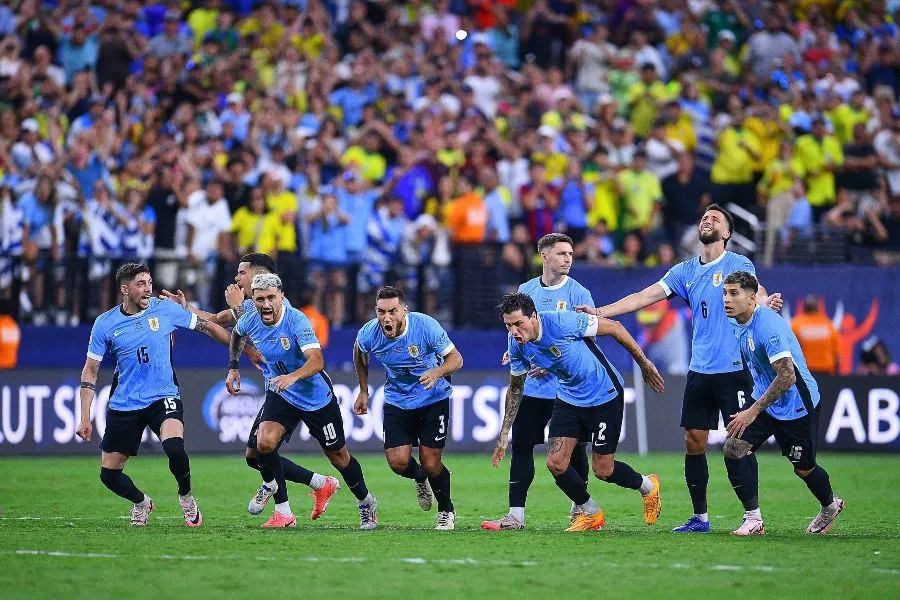 Uruguay eliminó en penaltis a Brasil