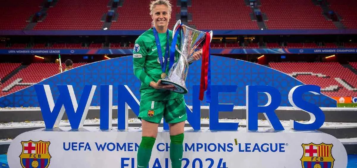 Sandra Paños con el Barcelona