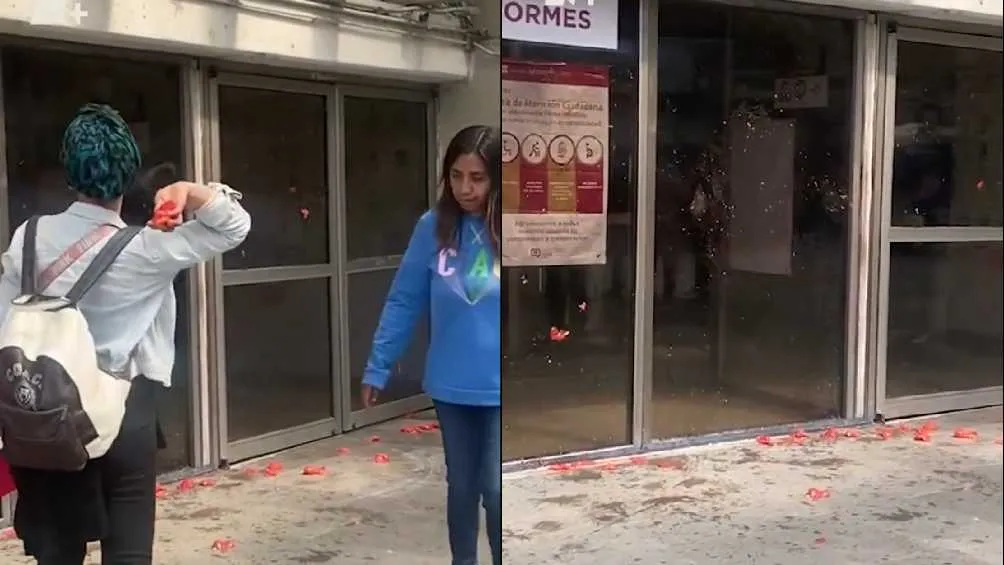 Autoridades llegaron para tratar de entablar un diálogo.