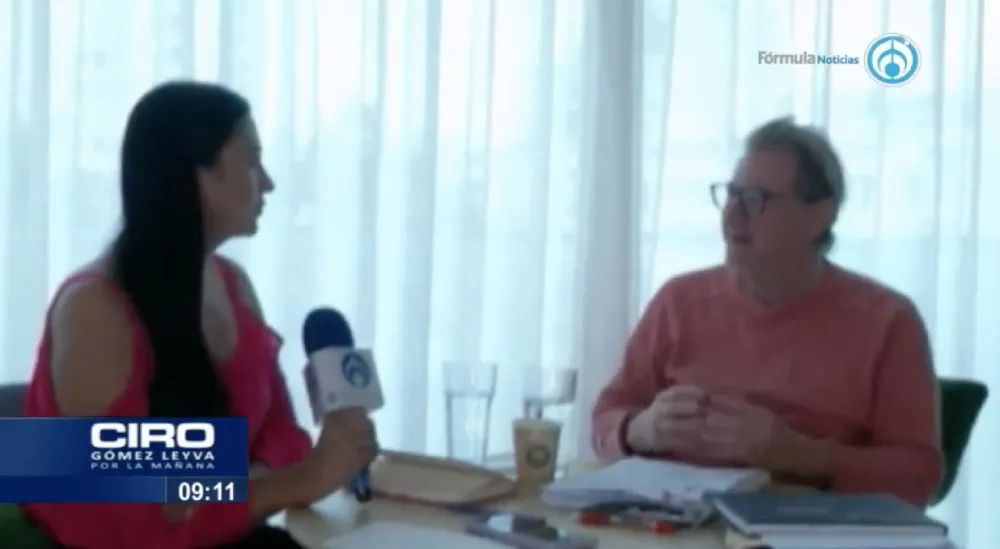 Captura de Pantalla X: @Radio_Formula El exdiplomático asegura que le pusieron un tatuaje de violador.