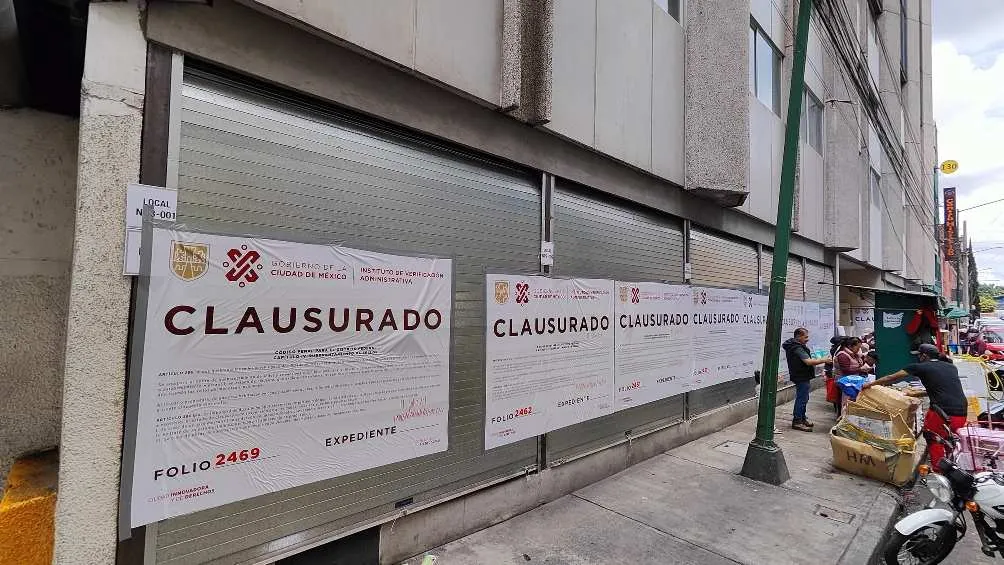 Se informó que la clausura fue porque no se acreditó los trabajos realizados ahí.