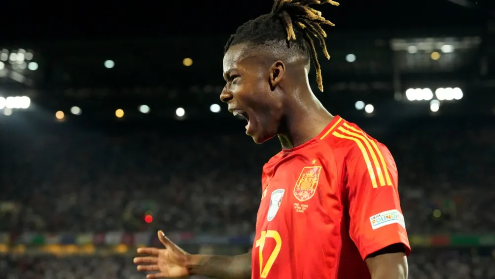 AP Nico Williams está jugando su primera Eurocopa con España