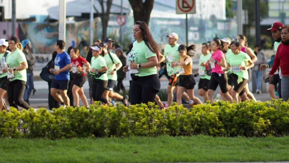 Imágenes del Medio Maratón de la CDMX