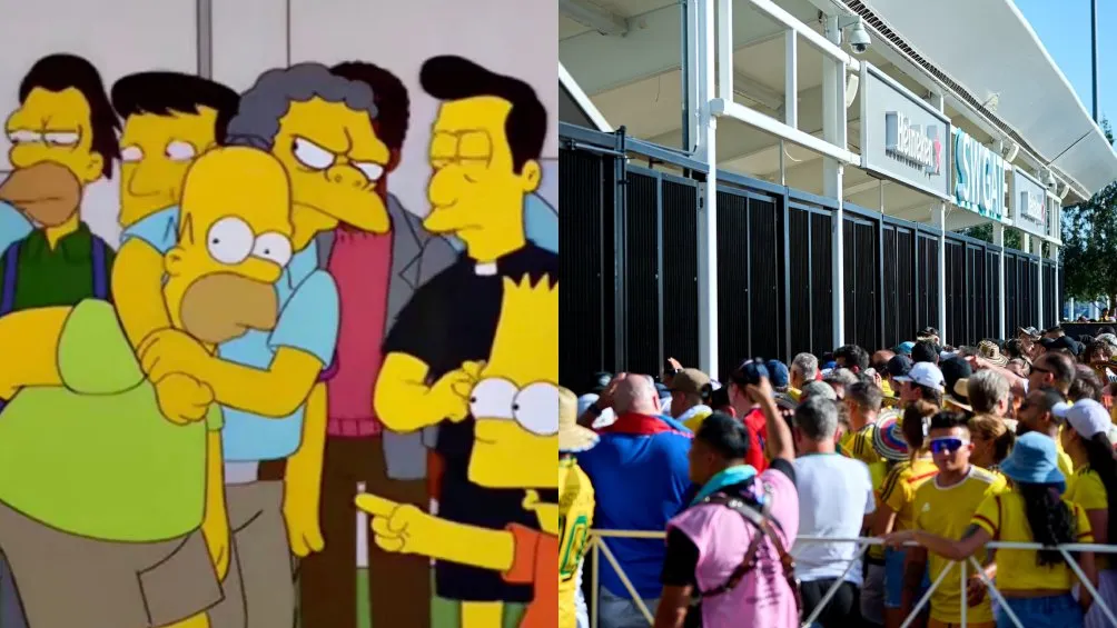 Afición entrando a la fuerza del estadio