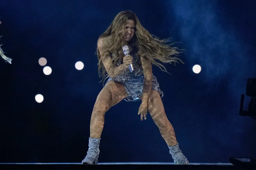 Shakira en el Show del medio tiempo de la Copa América 2024