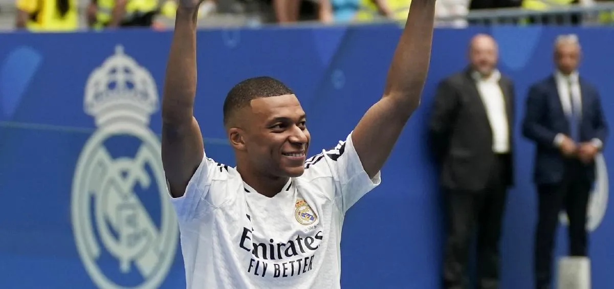 Kylian con Real Madrid