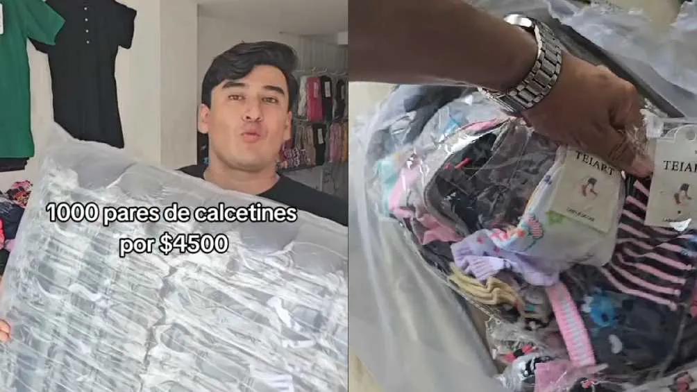 El joven se dedica a vender mercancía al mayoreo para todo el país.