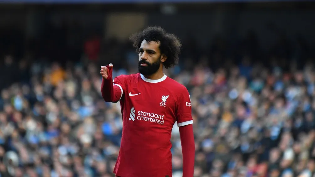 Mohamed Salah en un partido