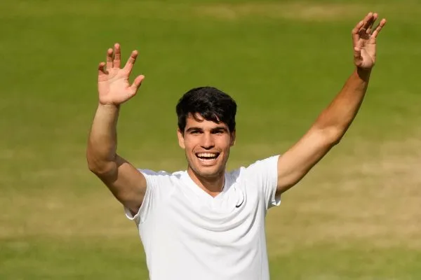 Alcaraz tras ganar Wimbledon