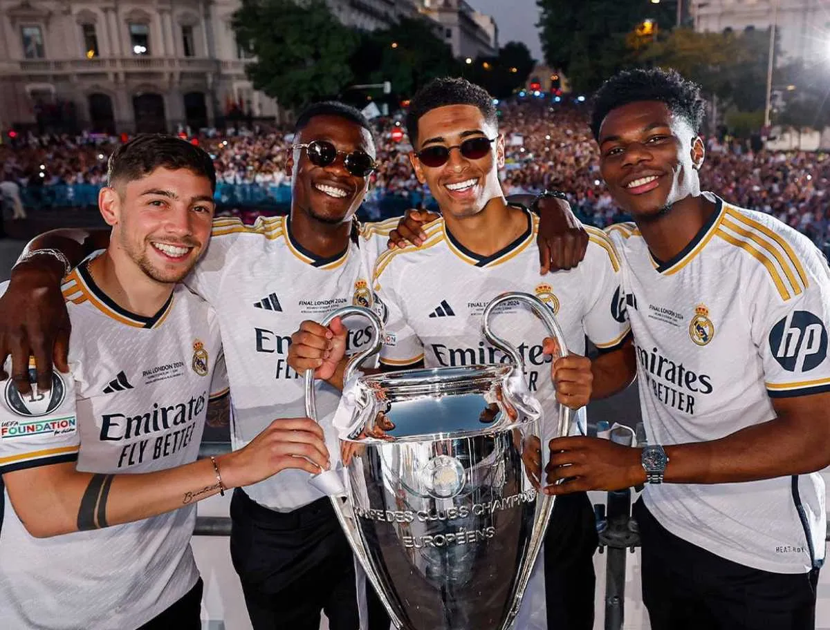 Festejo de Champions