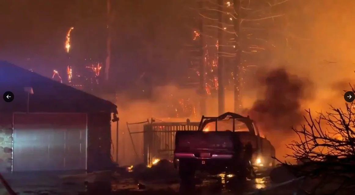 Redes Sociales El incendio en California fue provocado por un hombre.