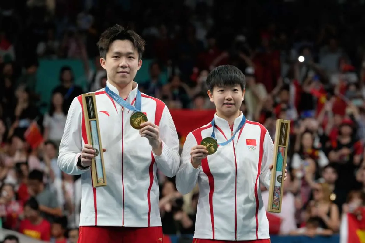 AP La pareja china se llevó de oro en París 2024