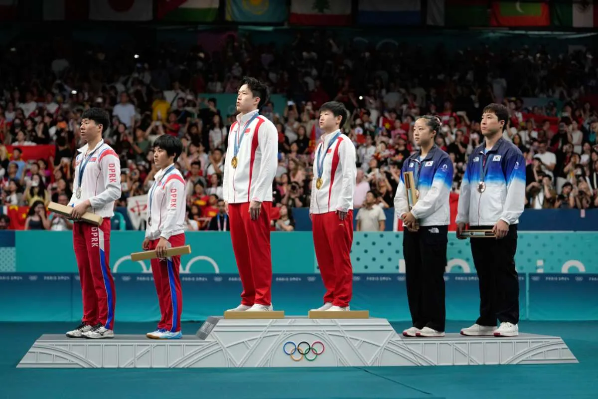 AP China, Corea del Norte y Corea del Sur subieron al podio