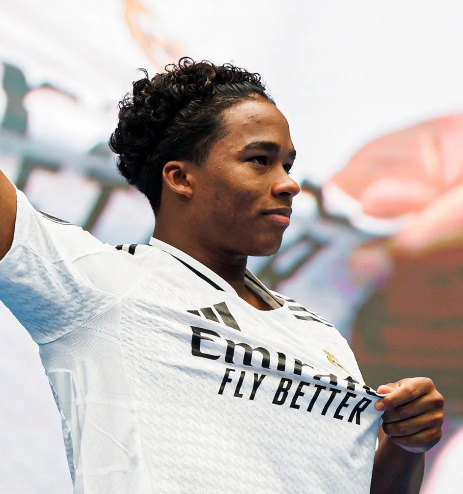 Endrick con el Real Madrid