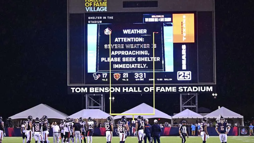 AP Se suspendió por tormenta