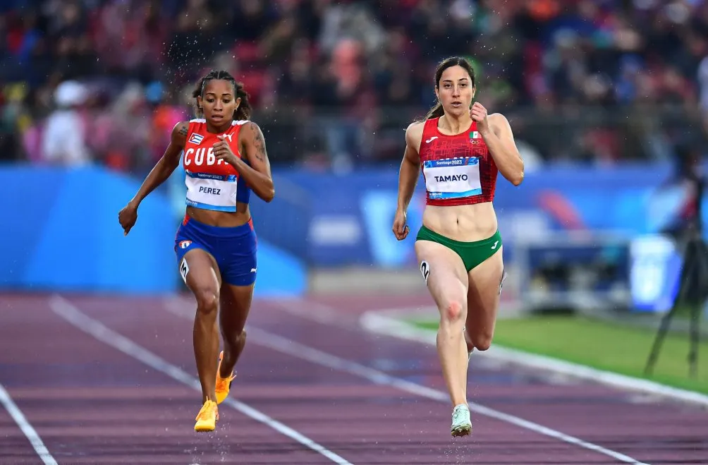 Cecilia Tamayo en competencia