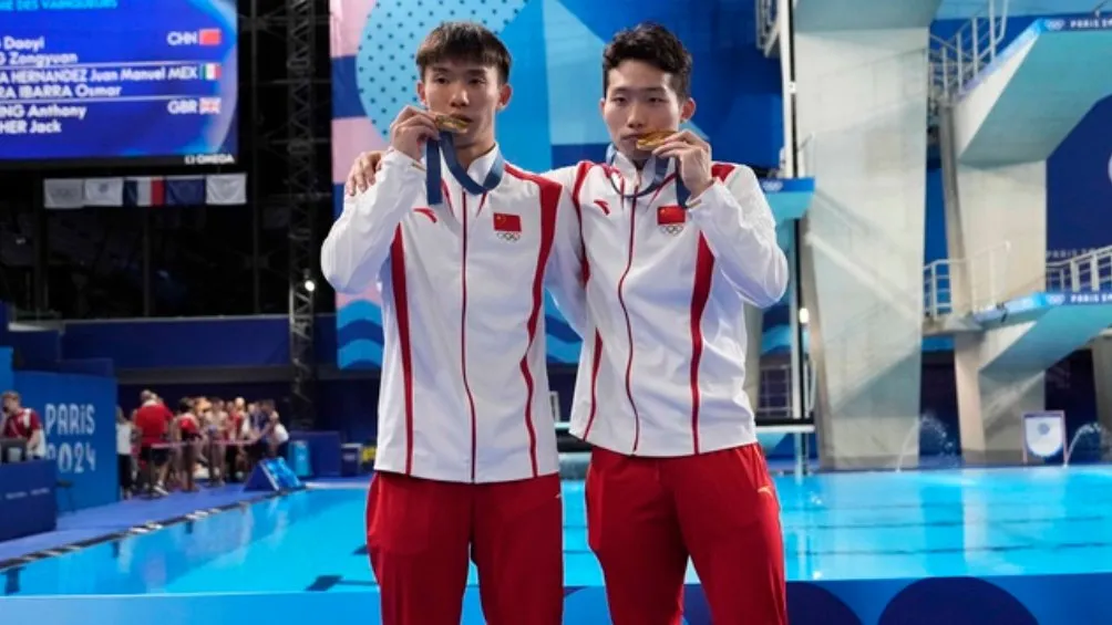 Dupla de China que se llevó el oro